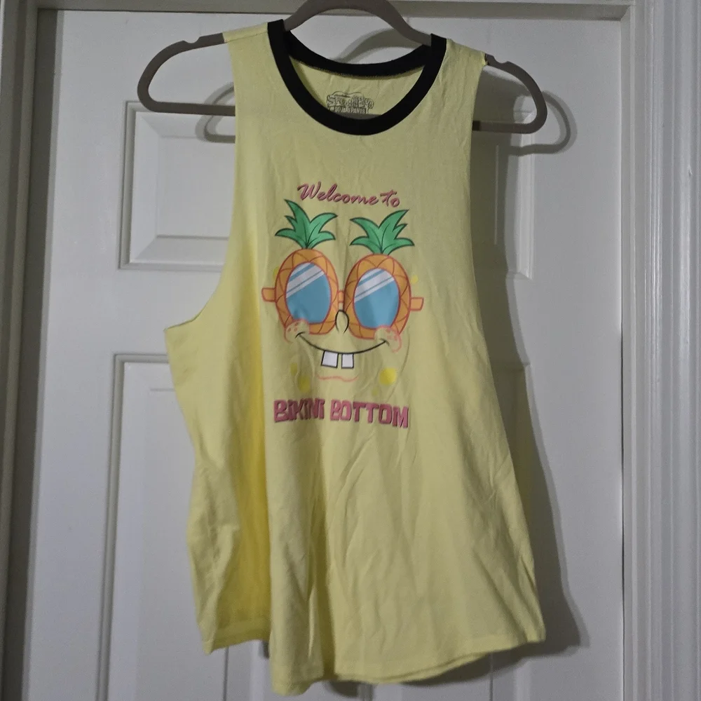 Nickelodeon SpongeBob SquarePants Welcome to Bikini Bottom Razor Back Tank